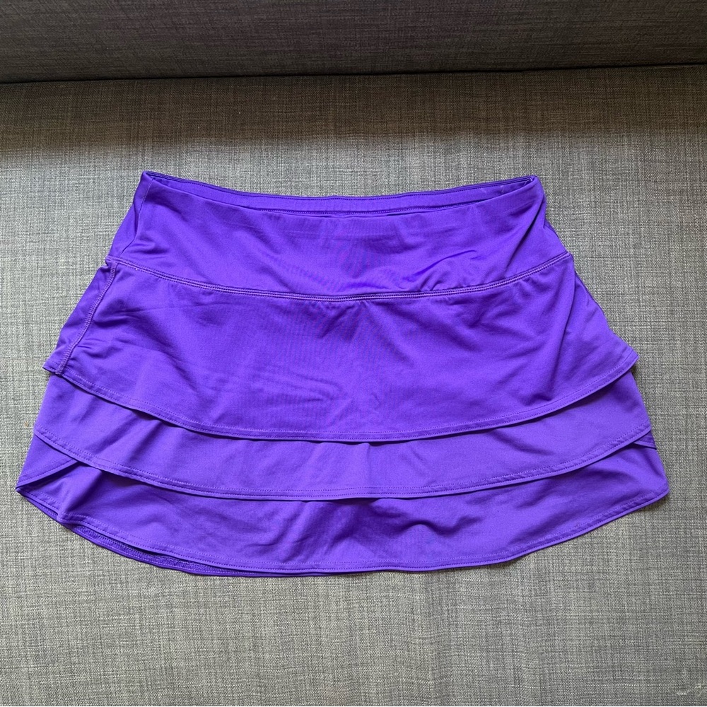 Athleta Purple Mini Skort with Built-in Shorts